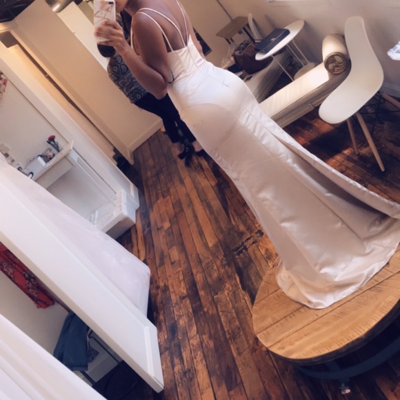 Champagne color bridesmaids dress, size 6. - Picture 4 of 4